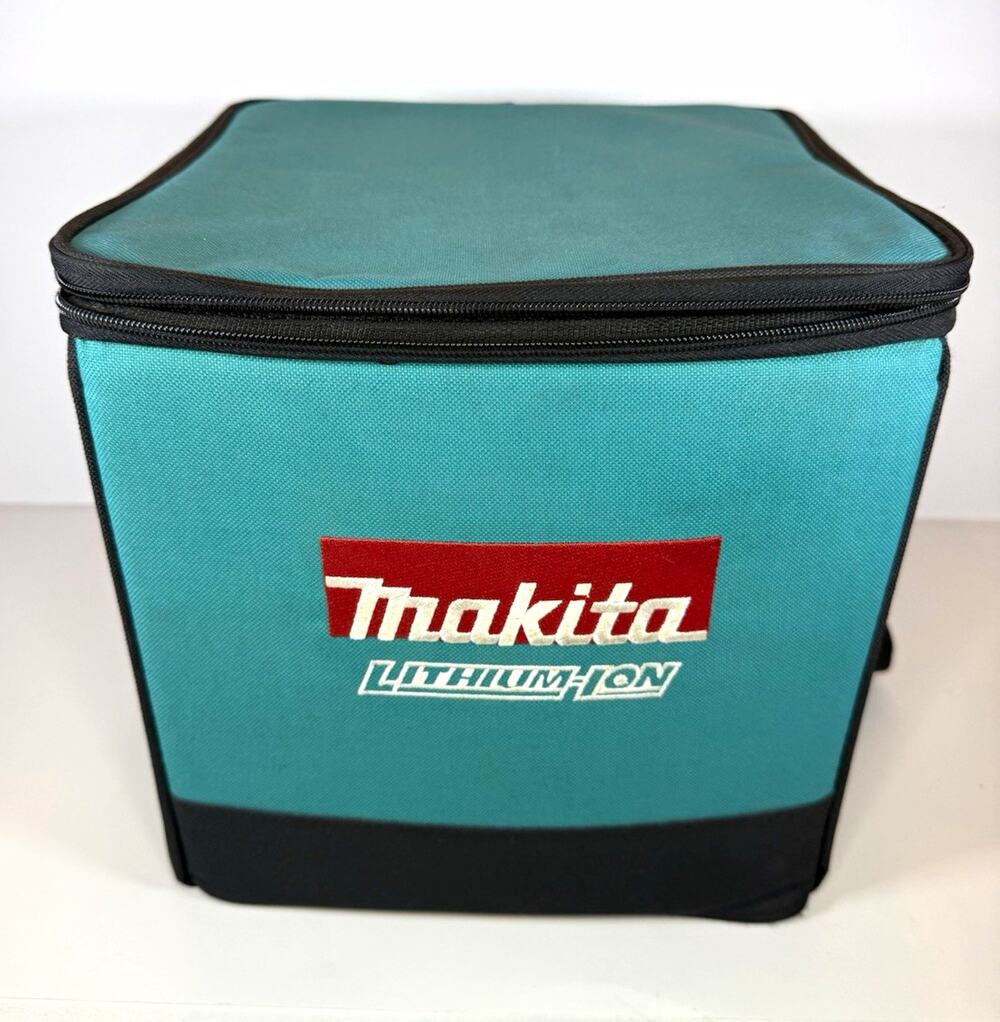 Makita Lithium-Ion Tool Bag Zipper Closure Shoulder Strap Teal/Black